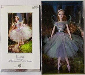 mattel barbie collector - barbie as titania - queen of the fairies in shakespeare's a midsummer night's dream