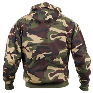 Rothco Pullover Hooded Sweatshirt, Camo, Large