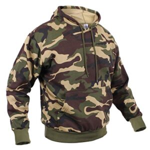 Rothco Pullover Hooded Sweatshirt, Camo, Large