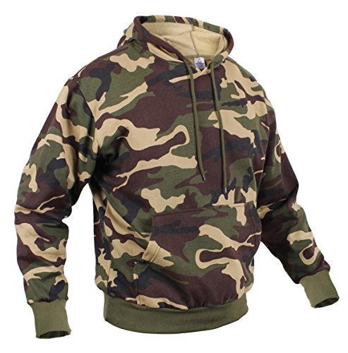 Rothco Pullover Hooded Sweatshirt, Camo, Large