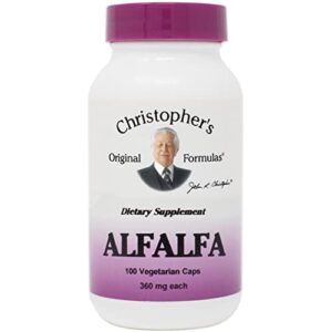 alfalfa leaves dr. christopher 100 vcaps