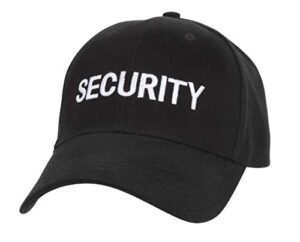 rothco security supreme low profile insignia cap, black/white
