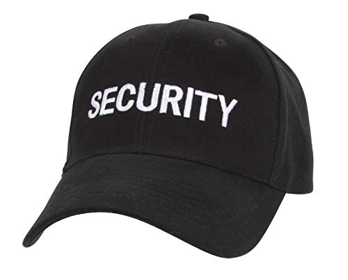 Rothco Security Supreme Low Profile Insignia Cap, Black/White