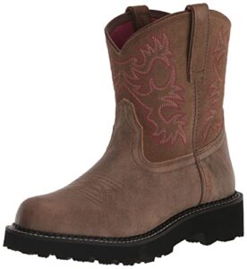 ariat womens fatbaby western boot brown bomber/brown bomber 8.5