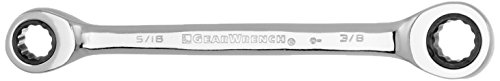 GEARWRENCH 12 Pt. Double Box Ratcheting Wrench, 5/16" x 3/8" - 9201D
