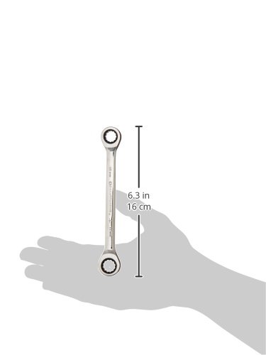 GEARWRENCH 12 Pt. Double Box Ratcheting Wrench, 10mm x 11mm - 9211D