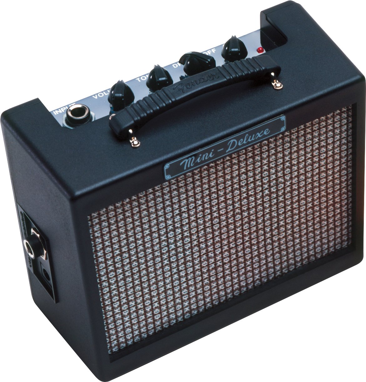 Fender Mini Deluxe Electric Guitar Amp, Portable Guitar Amp, 3 Watts, 7.48Dx11.42Wx3.54H Inches, Black