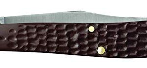 CASE XX WR Pocket Knife Brown Synthetic Barehead Slimline Trapper Item #135 - (61048 SS) - Length Closed: 4 1/8 Inches