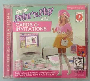 barbie print 'n play: cards & invitations