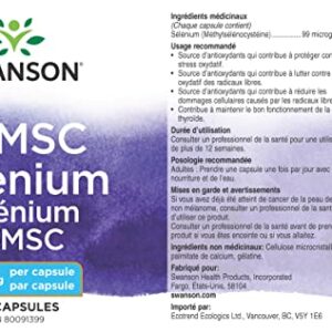 Swanson Semsc Selenium 200 mcg 120 Capsules