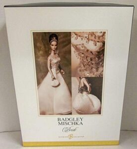 barbie badgley mischka bride doll collectible limited edition golde label