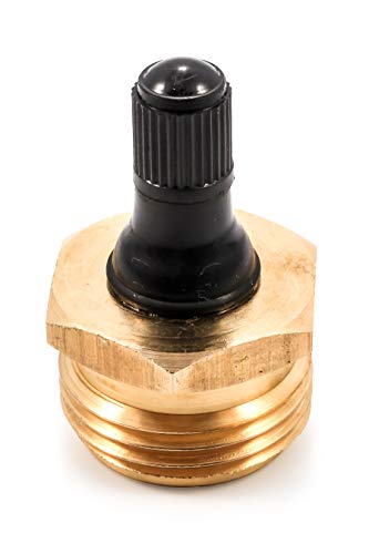 Camco RV Brass Blow Out Plug | Helps Clear Your RV's Water Lines During Winterization and Dewinterization (36153)