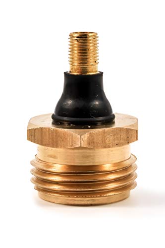 Camco RV Brass Blow Out Plug | Helps Clear Your RV's Water Lines During Winterization and Dewinterization (36153)