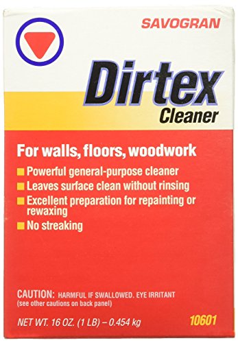 Savogran 10601 Dirtex Powder Cleaner, 1-Pound, 1 Pound (Pack of 1), Yellow, 16 Ounce