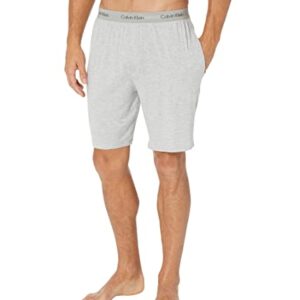 Calvin Klein Men's Ultra Soft Modern Modal Lounge Sleep Short, Grey Heather, M