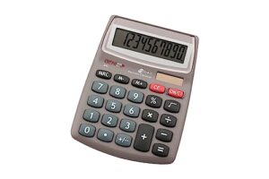 genie 540 elegant designer desktop calculator 10 digits timeless design silver