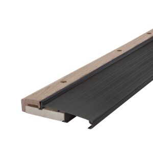 m-d building products 78634 5-5/8 in. x 1-1/8 in. x 36 in. bronze adjustable aluminum & hardwood threshold