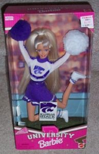 kansas state university barbie cheerleader