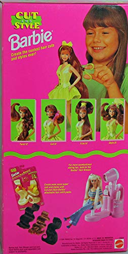 Barbie 1994 Cut and Style Doll by Mattel