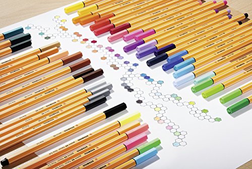 Fineliner - STABILO point 88 - Big Box of 20 - Assorted colors