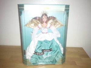 1998 - mattel - barbie collectibles - angel of joy barbie - 1st in series - timeless sentiments collection - collector edition - out of production