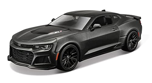 Maisto 1:24 Scale Assembly Line 2017 Chevrolet Camaro ZL1 Die-Cast Vehicle, Black