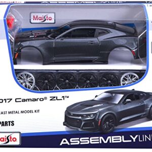 Maisto 1:24 Scale Assembly Line 2017 Chevrolet Camaro ZL1 Die-Cast Vehicle, Black