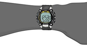 Timex Men's T5E231 Ironman Classic 100 Black/Yellow Resin Strap Watch