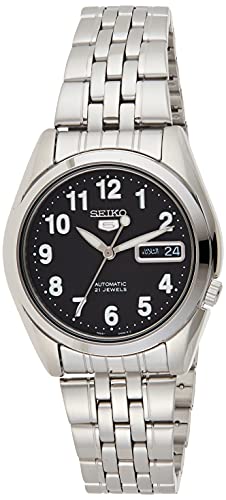 Sieko Men's SNK381K Stainless Steel Analog with Black Dial Watch