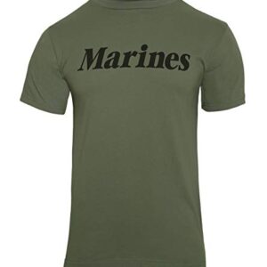 Rothco P/T T-Shirt - Marines/Od, X-Large