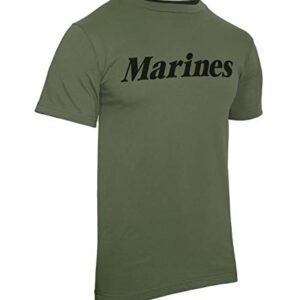 Rothco P/T T-Shirt - Marines/Od, X-Large