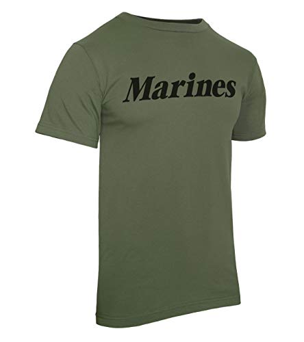 Rothco P/T T-Shirt - Marines/Od, X-Large