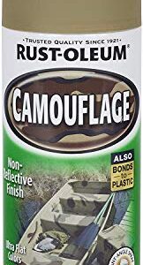 Rust-Oleum 1917830 Specialty Camouflage Spray Paint, 12 oz, Khaki