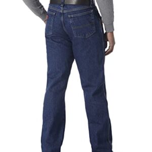 Wrangler Riggs Workwear mens Relaxed Fit Five Pocket jeans, Antique Indigo, 40W x 30L US