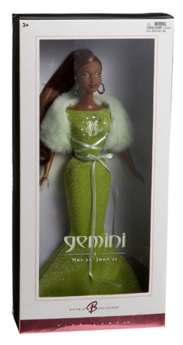 Barbie Collector Zodiac Dolls - African American - Gemini (May 22 - June 21)