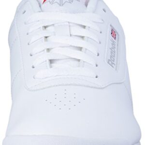 Reebok womens Princess Running Shoe, White/Gum, 7 US