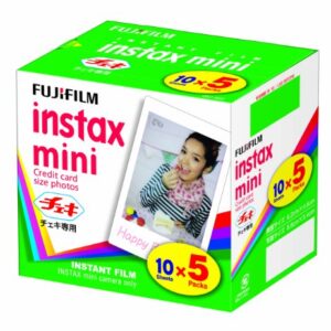 FUJIFILM Instax Mini Cheki Film 5pack(10picture X5)