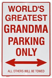 worlds greatest grandma parking only, 8 x 12 in