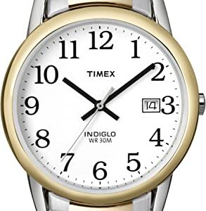 Timex Men's T2H311 Easy Reader 35mm Two-Tone Stainless Steel Expansion Band Watch