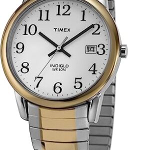Timex Men's T2H311 Easy Reader 35mm Two-Tone Stainless Steel Expansion Band Watch