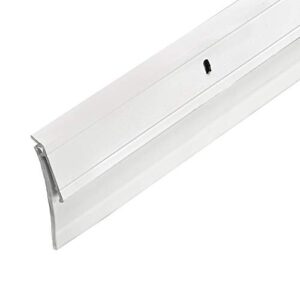 frost king a62/36wh premium extra wide aluminum and vinyl door sweep 2-inch by 36-inch,, white