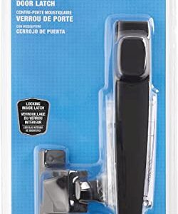 Wright Products V333BL Tie Down Push Button Door Latch for Screen and Storm Doors, Black