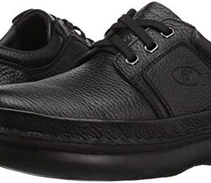 Propét Men's Villager Walker Oxford, Black Grain, 12 XX-Wide