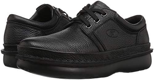 Propét Men's Villager Walker Oxford, Black Grain, 12 XX-Wide