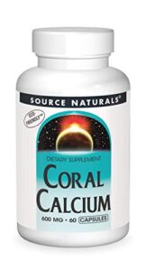 source naturals coral calcium 600 mg, 60 capsules