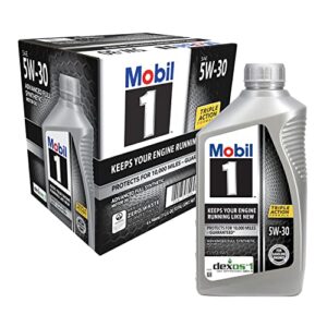 Mobil 1 Advanced Full Synthetic Motor Oil 5W-30, 6-pack of 1 quarts