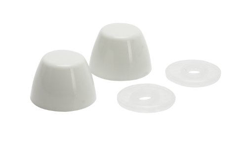 Fluidmaster 7115 Replacement Toilet Bolt Caps In White