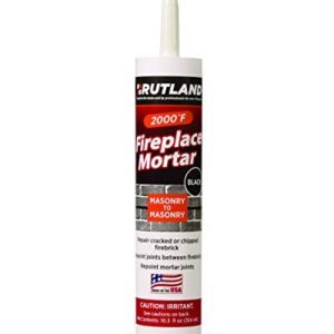 Rutland Products Fireplace Mortar Cartridge, 10.3 Fl Oz, No Size, Black-63