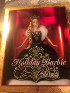2006 holiday barbie doll by bob mackie