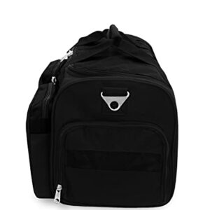 Everest Gym Bag with Wet Pocket, Black